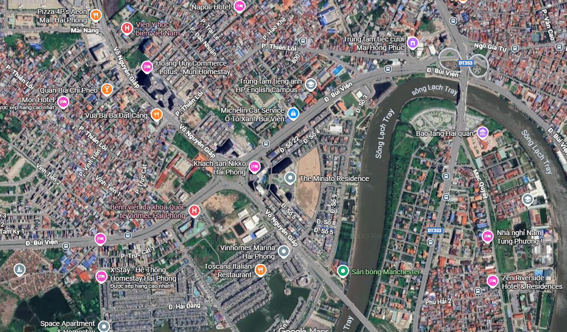 Vị trí Harbor Crown Hải Phòng